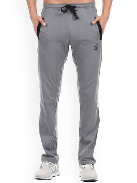 

Cloak & Decker by Monte Carlo Men Grey Solid Cotton Track Pants