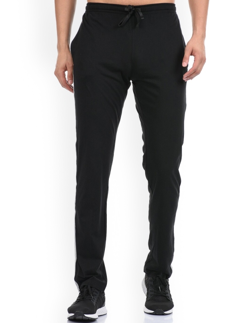 

Cloak & Decker by Monte Carlo Men Black Solid Cotton Track Pants