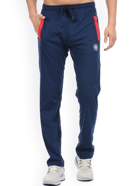 

Cloak & Decker by Monte Carlo Men Blue Solid Cotton Track Pants