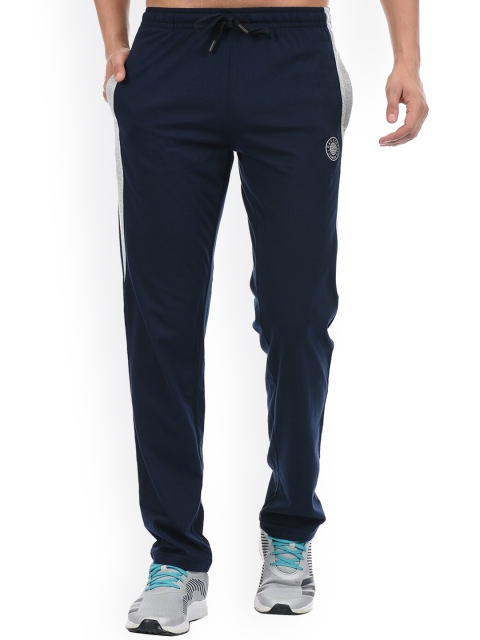 

Cloak & Decker by Monte Carlo Men Navy Blue Solid Cotton Track Pants