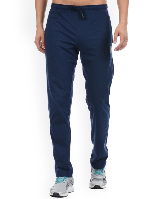 

Cloak & Decker by Monte Carlo Men Blue Solid Cotton Regular Track Pants