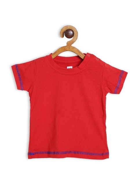 

612League Boys Red Solid T-shirt