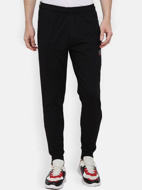 

V-Mart Men Black Solid Cotton Track Pants