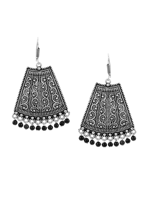 

Tistabene Black Contemporary Drop Earrings