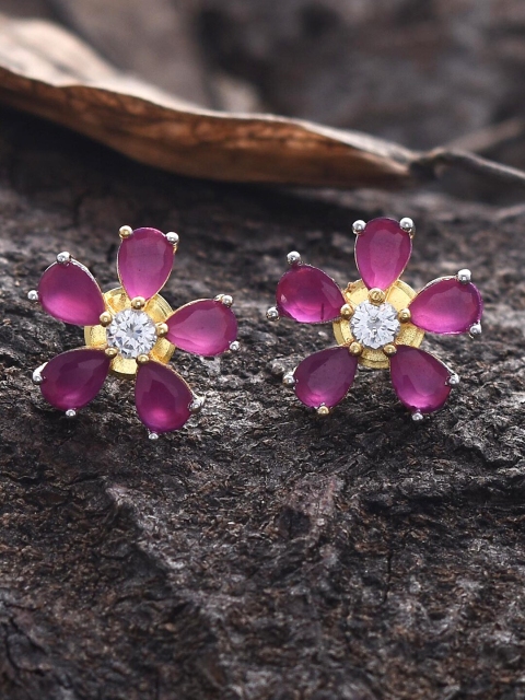

Tistabene Red Contemporary Studs Earrings