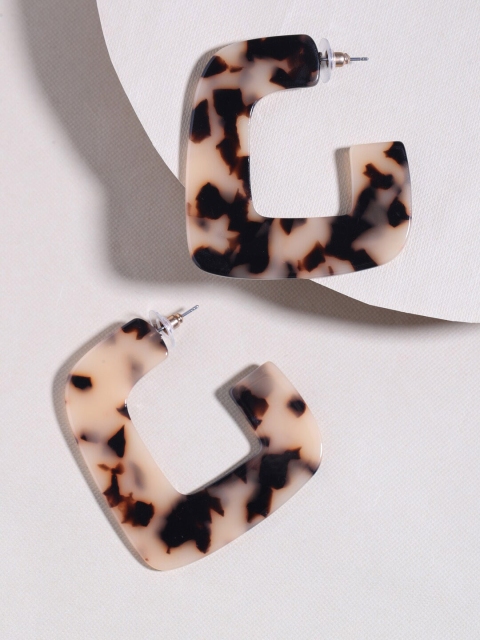 

Tistabene Brown Contemporary Half Hoop Earrings