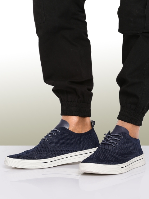 

ether Men Navy Sneakers, Navy blue