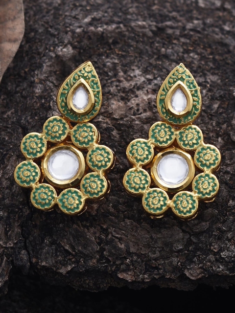 

Tistabene White Floral Gold-Plated Studs Earrings