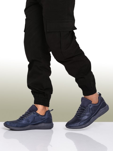 

ether Men Navy Sneakers, Navy blue