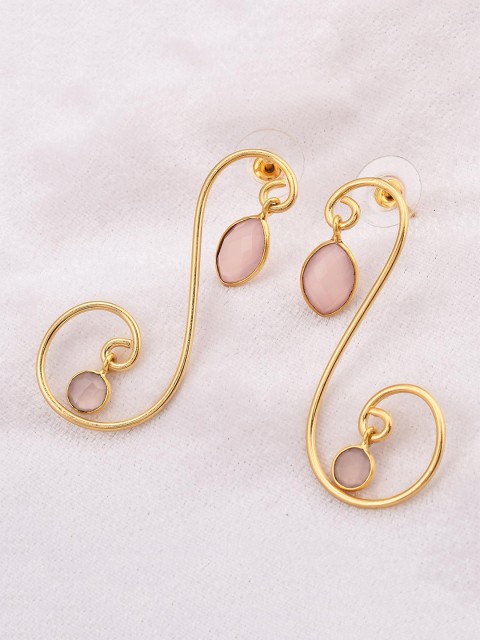 

Tistabene Pink Contemporary Drop Earrings