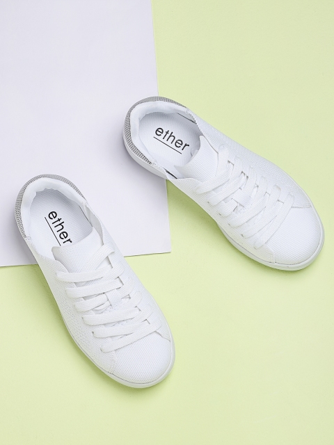 

ether Women White Sneakers