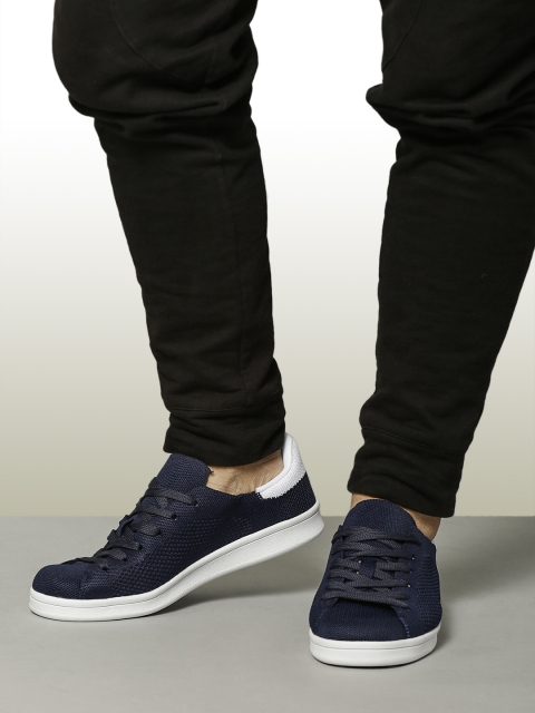 

ether Men Navy Sneakers, Navy blue