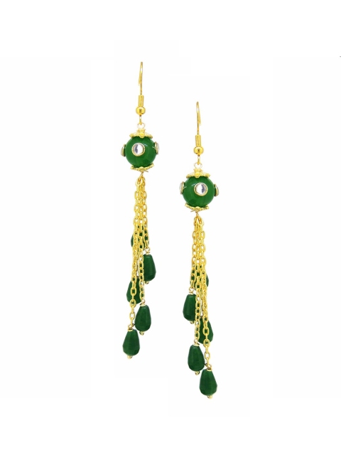 

Tistabene Green Contemporary Drop Earrings