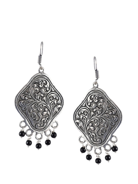 

Tistabene Black Contemporary Drop Earrings