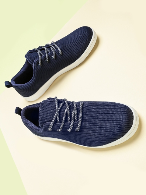 

ether Men Navy Sneakers, Navy blue