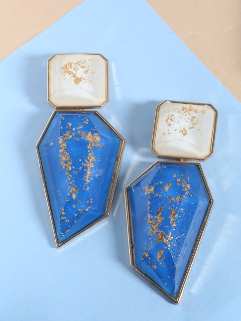 

Tistabene Blue Contemporary Studs Earrings