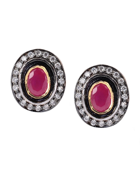 

Tistabene Red Contemporary Studs Earrings