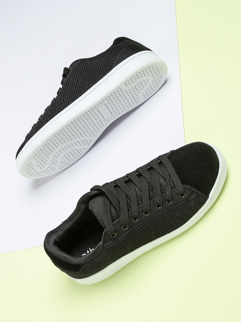 

ether Men Black Sneakers
