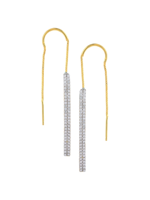 

Tistabene Women White Contemporary Drop Earrings