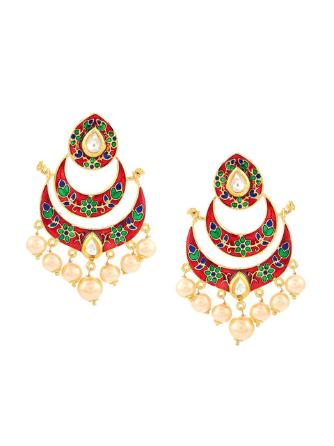 

Tistabene Green Contemporary Chandbalis Earrings