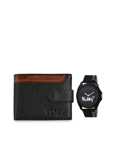

FERRIZZO Men Black Solid Accessory Gift Set