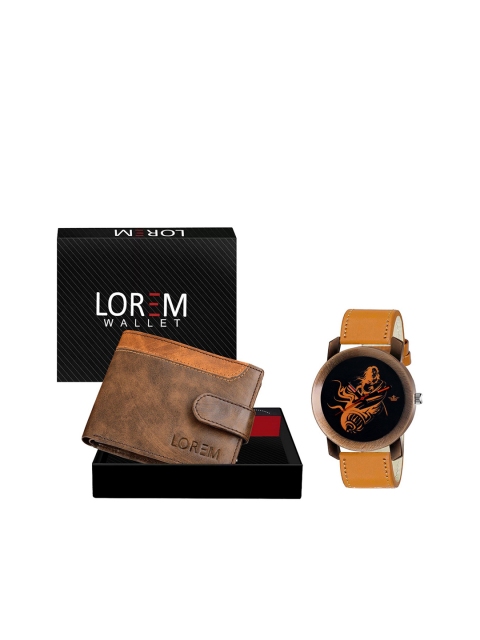 

FERRIZZO Men Black & Brown Solid Accessory Gift Set WL44-LR64