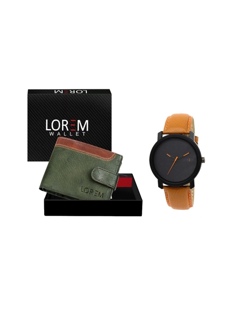 

FERRIZZO Men Black Watch and Wallet Combo Accessory Gift Set