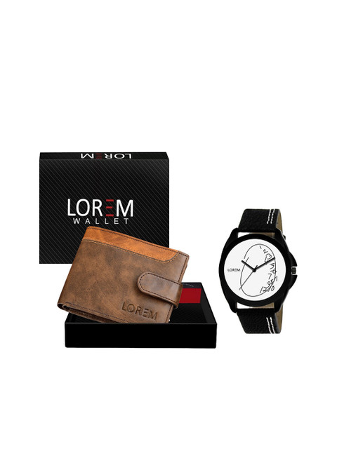 

FERRIZZO Men Brown & Black Solid Accessory Gift Set