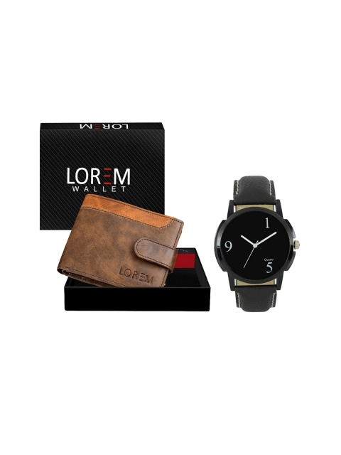 

FERRIZZO Men Black & Brown Solid Accessory Gift Set