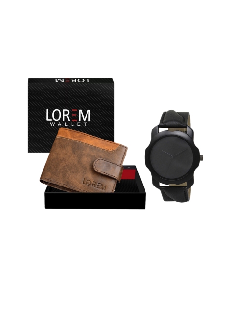 

FERRIZZO Men Black & Brown Solid Accessory Gift Set