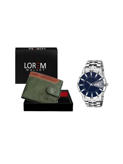 

FERRIZZO Men Green Accessory Gift Set- FZ-WL46-LR102