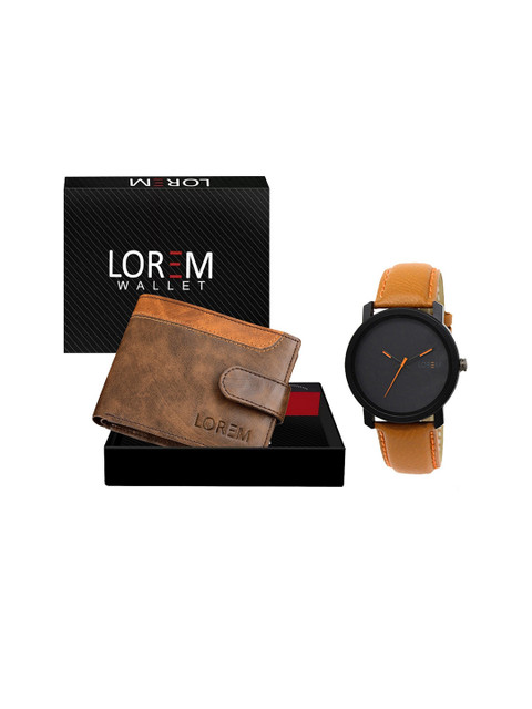 

FERRIZZO Men Black & Brown Solid Accessory Gift Set