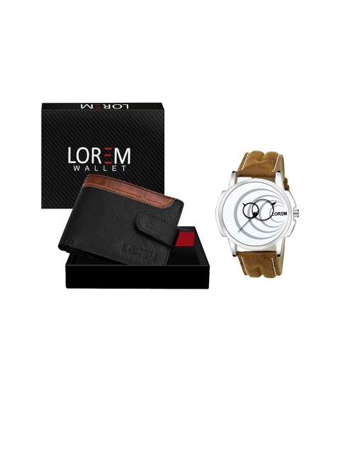 

FERRIZZO Men White & Black Solid Accessory Gift Set