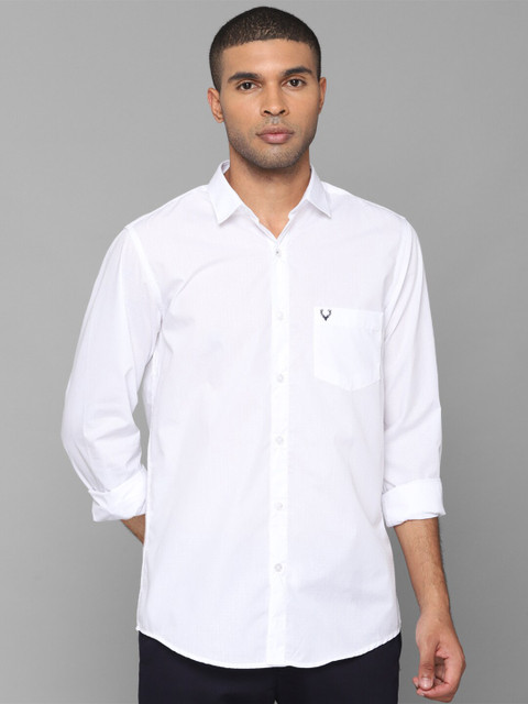 

Allen Solly Men White Slim Fit Casual Shirt