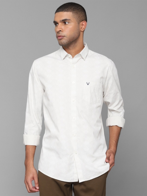 

Allen Solly Men White Slim Fit Casual Shirt
