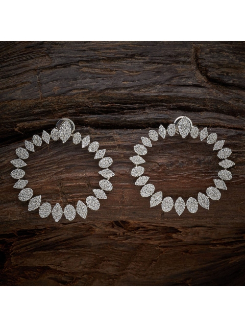 

Kushal's Fashion Jewellery Women White Circular Studs Earrings