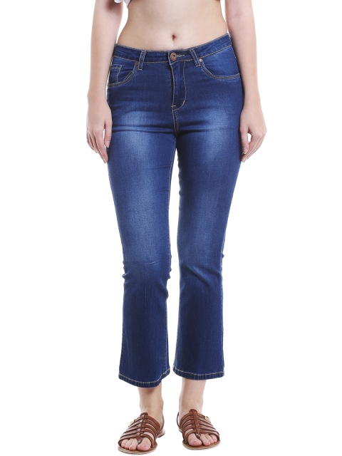 

TARAMA Women Blue Bootcut Fit Mid-Rise Clean Look Jeans