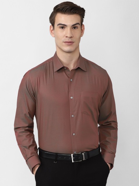 

Van Heusen Men Brown Casual Shirt