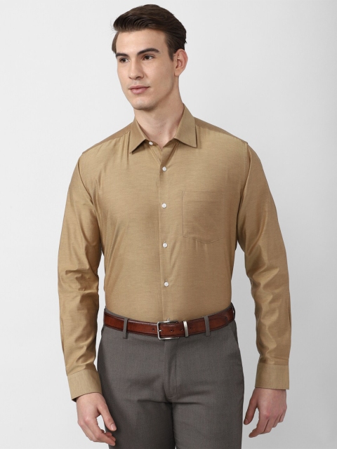 

Van Heusen Men Khaki Casual Shirt