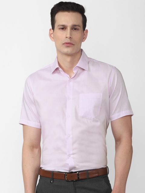 

Van Heusen Men Pink Casual Cotton Shirt