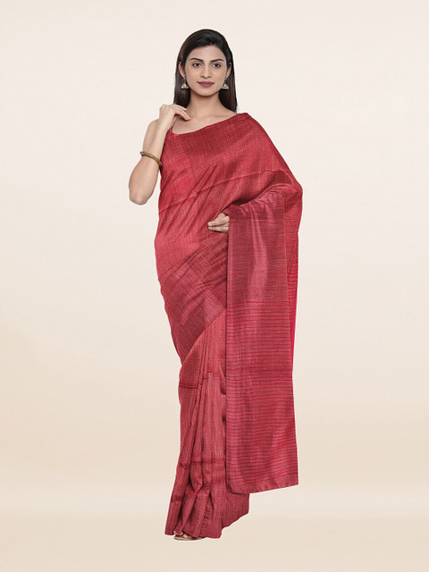 

Pothys Women Mauve Art Silk Saree
