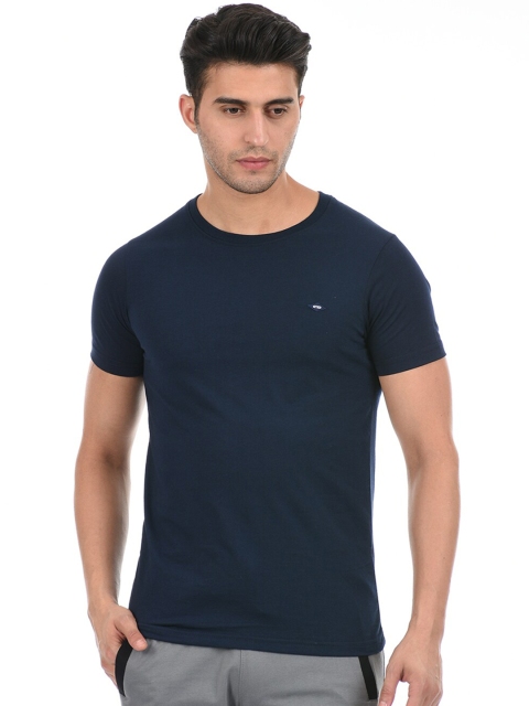 

Cloak & Decker by Monte Carlo Men Navy Blue T-shirt