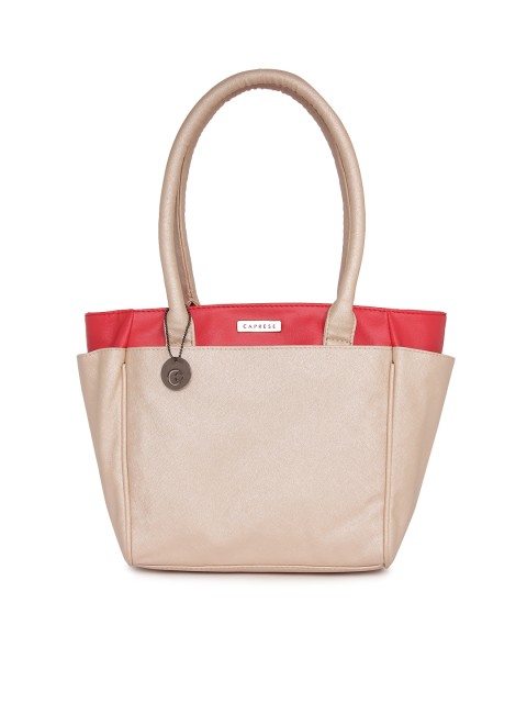 

Caprese Off-White Solid Tote Bag