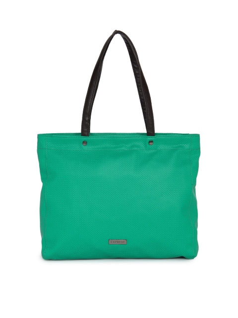 

Caprese Green Solid Tote Bag