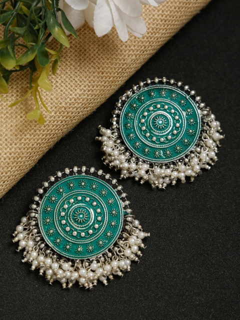 

NEUDIS Blue Circular Studs Earrings