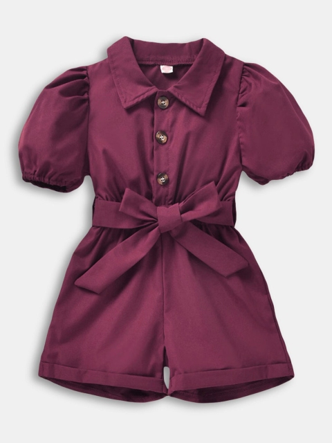 

Hopscotch Girls Maroon Jumpsuit
