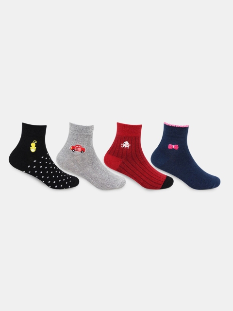 

Hopscotch Kids Pack Of 3 Assorted Ankle Length Socks