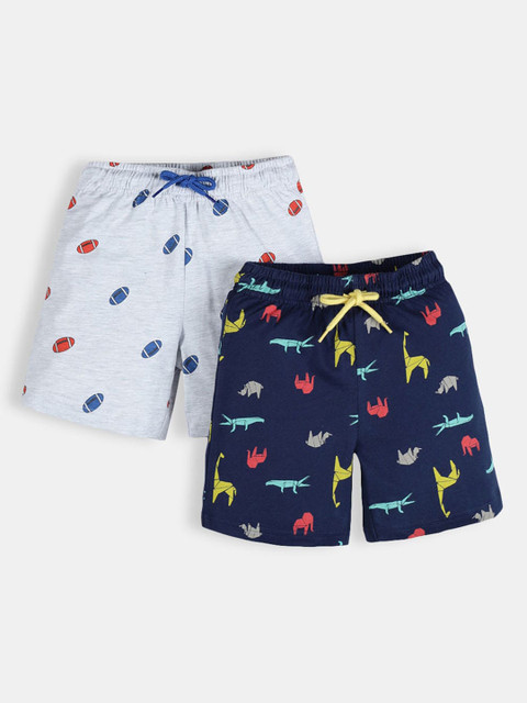 

Hopscotch Boys Multicoloured Printed Shorts, Multi