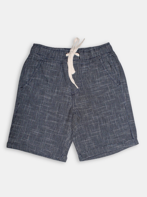 

Hopscotch Boys Grey Checked Shorts