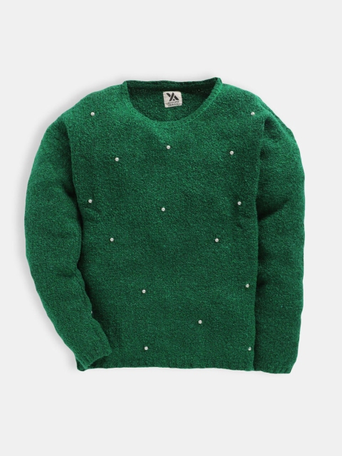 

Hopscotch Girls Green Pullover